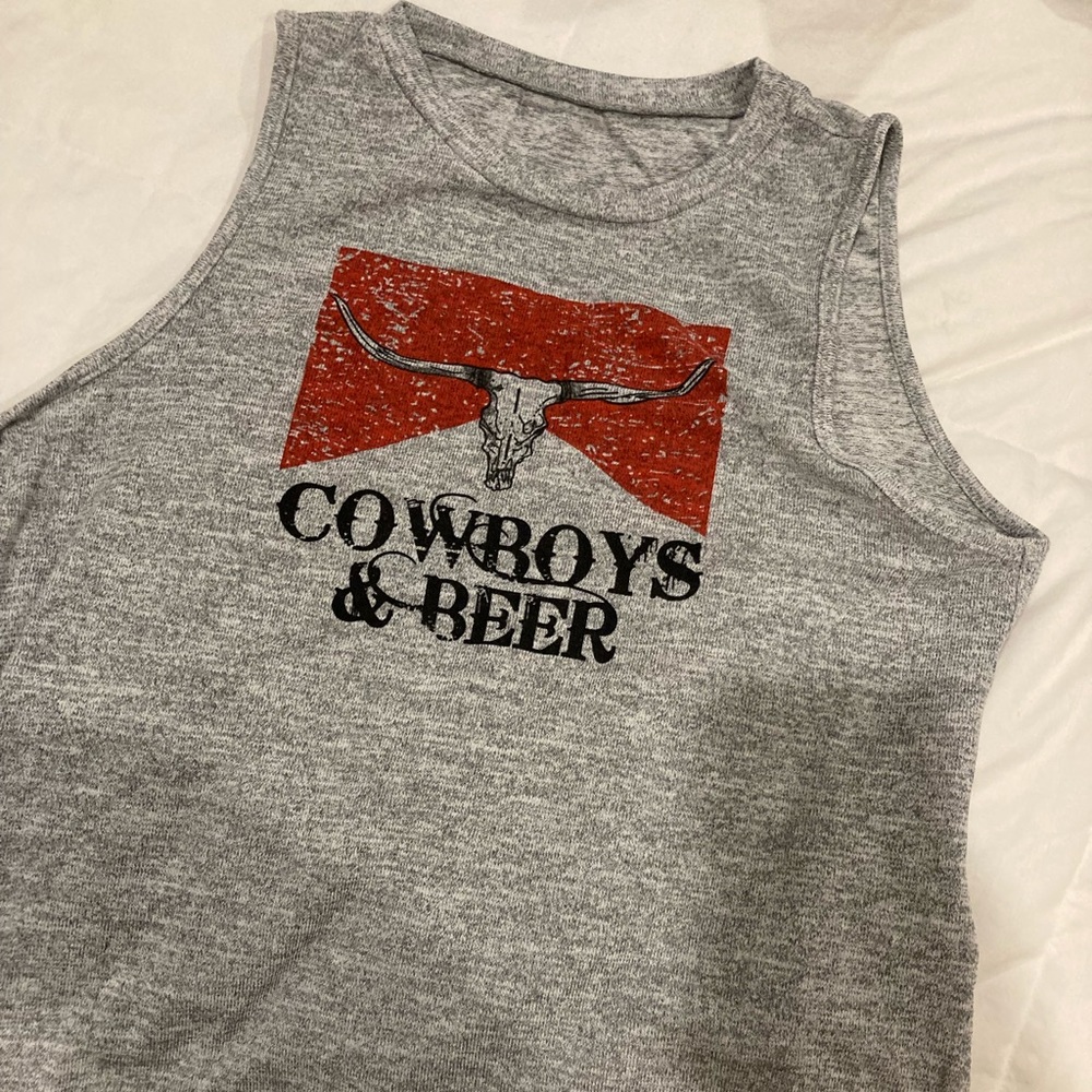 Grey Cowboy Tank